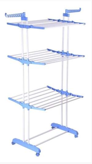 Багатоярусна сушарка для білизни, речей, одягу Garment rack with wheels складна.